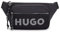 HUGO Herren Hans Bumbag Gürteltasche mit kontrastfarbenem Logo und Mesh-Overlay