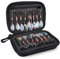 HOMURY Lot de 16 leurres de pêche spinner avec sac à main, leurres artificiels à paillettes avec hameçon triplé, pour truite, perche, brochet, sandre, walleye