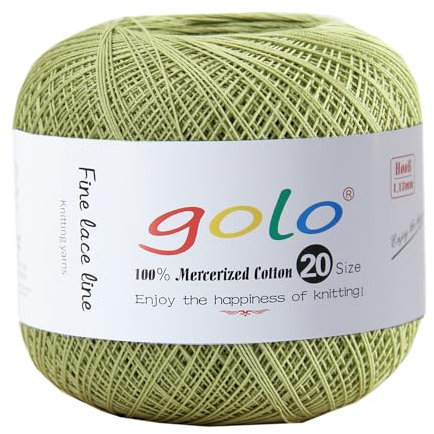 golo Häkelgarn 20 für Handgestricktes Häkelgarn Gewinde Häkeln 203