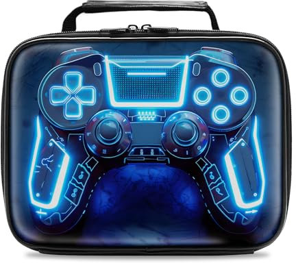 Fitvc Lunchbox für Jungen, Gamer, Lunch-Tasche für Gamer, isoliert, wasserdicht, auslaufsicher, tragbar