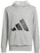 adidas Unisex - Bambini ESSENTIALS BIG LOGO HOODIE, Grigio (Medium Grey Heather/Black), 15-16 anni