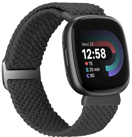 TumCez Cinturino Compatibile con Fitbit Versa 4/Versa 3/Sense 2/Sense Cinturino per Donna Uomo