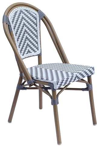 Oviala Gartenstuhl aus Aluminium und Polyrattan