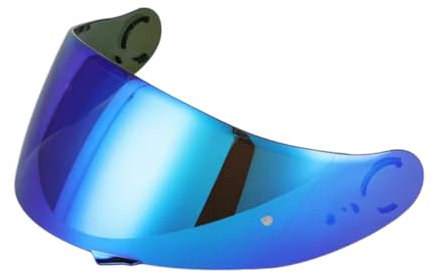Guajiro - Visière compatible avec Shoei Gt Air - Gt Air 2 - Neotec - Opticson - Cns 1 | Écran en polycarbonate préparé pour Pinlock | Anti-rayures et anti-buée (Bleu)