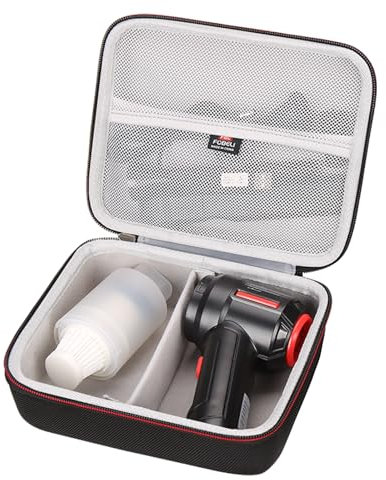 FBLFOBELI Hard EVA Carrying Case Compatible with for WOLFBOX/Meudeen/ZARIMI/COMOBELIEF Compressed Air Duster - Keyboard Cleaner for Office Canned Air Duster