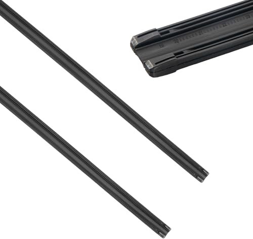 4 Stück Scheibenwischer Gummi Ersatz SRLWMYI Wischergummi Universal 6X700MM Zuschneidbare Scheibenwischergummi Ersatz aus ausgezeichnetem Gummi hergestellt, für Gerahmte Scheibenwischer