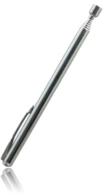 Stab Magnet Flexibler Magnetheber, Bis zu 16.5g (0.04lb) 12.5 cm Ausziehbar Teleskop Magnetstab, Flexibel zum Aufnehmen von Kleinen Teilen, Metallgegenstände, Autoteilen