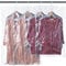 Niviy Hanging Vacuum Storage Bags for Coats – 4-Pack (2x135x67cm & 2x110x67cm) Clothes Vacuum Bags Hanging – Space-Saving Vacuum Bags for Coats, Suits, Dresses, and Jackets – Closet Organiser