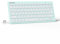 TECKNET 2.4G Wireless Keyboard For Windows/Chrome OS, UK Layout Compact Mini Keyboard, Small Silent Whisper-Quiet Keyboards with 12 months Battery Life (Green)