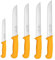 EsinHome Profi-Küchenmesser Set, 5-teilig, Edelstahl-Klingen Schlachtmesser Küchenmesser Fleisch Messer Metzgermesser