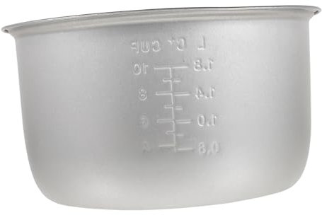 CLISPEED Non-Stick Electric Cooker Liner Replacement Pot Multi-use Rice Cooker Inner Pot with Scale for Soups and Cakes Compatible