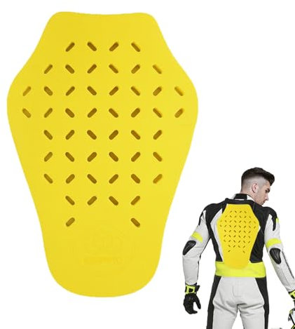Genérico Motorcycle Back Protector - Equipo de protección para motociclistas, Protector trasero absorbente de moto, Tax de protección de viaje cómodo, protector de espalda portab