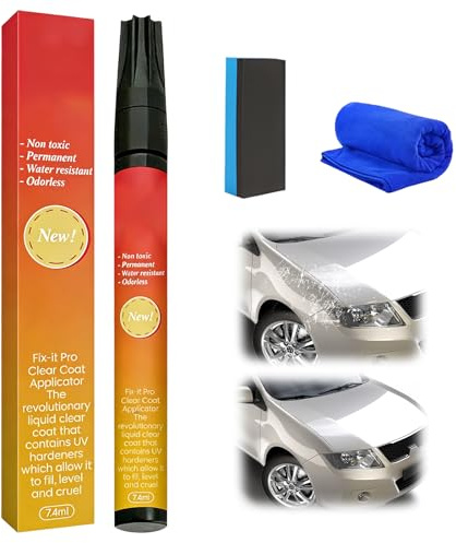 FUXNGZI 2026 Stylo Anti Rayure Voiture, Stylo Retouche Voiture, EffaceRayure Profonde Voiture, Car Scratch Remover, Anti Rayure pour Carrosserie Moto (1PCS)