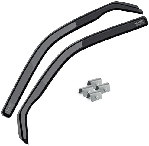 MOTOS Deflettori Finestrini Auto per FIAT DUCATO dal 2006 Deflettori d'Aria Antiturbo e Antivento, Protezione dalle Intemperie, Riduzione del Rumore, Installazione Semplice, Durata e Robustezza