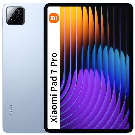 XIAOMI Pad 7 Pro, 11,2 Tableta, 12+512GB, Azul, 8850mAh Batería, 67W HyperCharge, (cargador incluido)