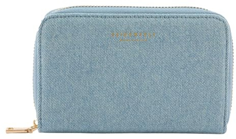 SEIDENFELT MANUFAKTUR Geldbörse Ebba Wallet Denim in Blue hellblau