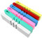 KINGLAKE Plastic Tree Labels Tags, 120Pcs Coloured Plant Labels for Outdoor Plants, Garden Hanging Tags Wrap Around Waterproof