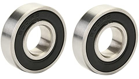 Othmro 6001-2RS Rillenkugellager 12 x 28 x 8 mm, Kugellager, doppelt gummiert, Kohlenstoffstahl, 2 Stück