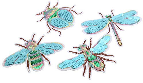 Toppa da cucito, toppa decorativa, materiale in stoffa con paillettes per piccoli ornamenti fai-da-te decorare le pareti della tua casa pantaloni camicette jeans per camicie gonne