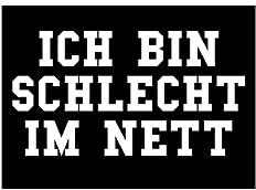 ISSO® Aufkleber Ich Bin schlecht im Nett Statement Ich Hasse Menschen Sarkasmus
