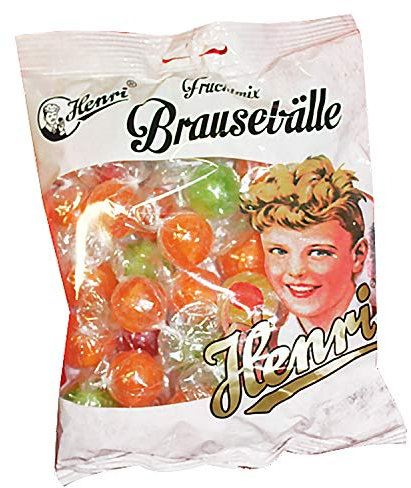 5x HENRI Brausebälle Mix Bonbon 250g (1,25 kg)