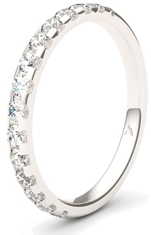 Kolibri Rings Memoire Ring Silber 925 Damen Verlobungsring 925 Stapelring Vorsteckring Zirkonia Gratis Schmucketui (54 (Ø 17,2 mm))