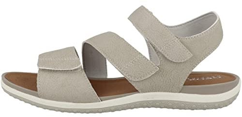 Geox Femme D Sandal Vega, Sable, 36 EU