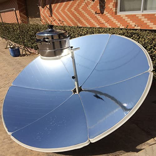 YILEFU CuisinièRe Solaire à Concentration,Four Solaire Portable Extérieur,Kits de CuisinièRe Solaire Pliable 1800W,Four Solaire de Camping,pour Faire Bouillir De l'eau,Rôtir De La Viande,Cuisiner