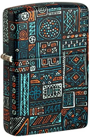 Zippo Lighter, Metal, Black Matte, One Size