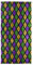 Happy Mardi Gras Handtuch Gold Lila Grün Büffel Plaid Küche Bad Wasserhahn Handtuch Maske Perlen Konfetti Maskerade Party Parade Fingerspitze Handtuch Set Sehr saugfähige Handtücher 40,6 x 76,2 cm