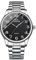 JewelryWe Herren Uhren Analog Quarz 30M Wasserdicht Armbanduhr Klassisch Einfach Edelstahl Armband Partner Freundschaft Uhr mit Digital Zifferblatt und Uhrenwerkzeug Schwarz