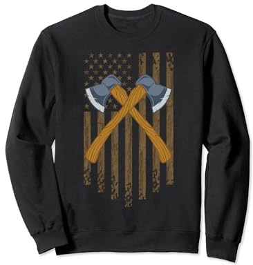 USA Flag Axe Throwing Hatchet America Axe Throwing Target Sweatshirt
