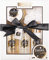 BRUBAKER Cosmetics - Danke Mama - 5-teiliges Dusch- und Badeset mit Rosen Vanille Duft - Mutter Geschenkset mit Peeling Schwamm - Pflegeset Weiß Gold mit Schleife Schwarz