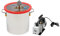 18L Vakuumkammer mit 5CFM Einstufige Vakuumpumpe Unterdruckpumpe mit Manometer