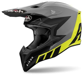 Airoh Motocross-Helm Wraap Reloaded - Rot Gloss