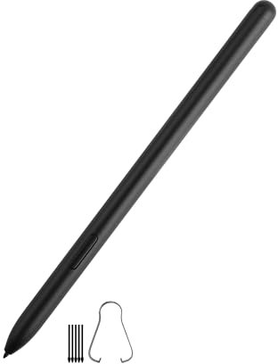 Nuova sostituzione S Stylus Touch S Pen EJ-PT870 compatibile con Samsung Galaxy Tab S7 T870 T875/S7+ Plus S9 SM-X710 S Pen (Black) con Bluetooth
