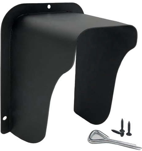 Lckiioy Doorbell Rain Cover Set Metal Doorbell Protector Cover Keypad Cover, Compatible with Most Video Doorbell