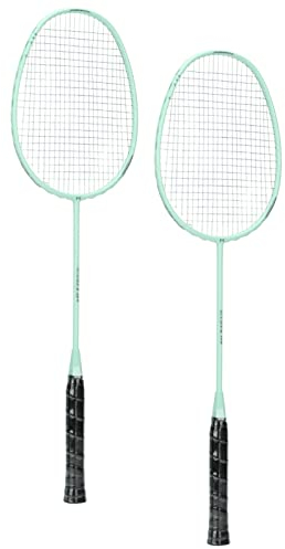 Badmintonschläger-Set, Anti-Twist-Badmintonschläger aus Carbonlegierung und Nylon mit Aufbewahrungstasche für Professionelles Training