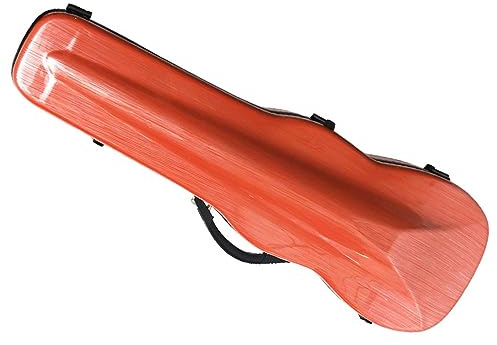 Custodia for violino in fibra di carbonio, custodia for violino a grandezza naturale Borsa da trasporto portatile super leggera con tracolla e igrometro(Size:3/4)
