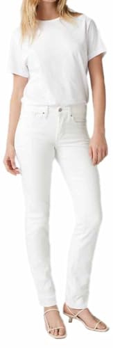 Levi's Damen Jeanshose 314 Shaping mit Stretch-Anteil, Straight Fit, Weiß (Soft Clean White), W28/L34