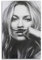 Kate Moss Poster, Leinwandposter, Wandkunst, Dekordruck, Bild Gemälde für Wohnzimmer, Schlafzimmer, Dekoration, 50 x 75 cm, ungerahmt, Stil 1-1