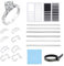 hautllaif 16 Pack Invisible Ring Size Adjuster,Ring Adjuster for Loose Rings,Ring Sizer Kit with 4 Styles,Includes 8 Silicone Guards,Spacer,and Polish Cloth
