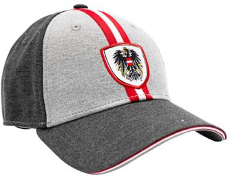 Hoamatkult Österreich Stretch Fit Kappe - Stylische Kappe, Verstellbar und Bequem, Hochwertige Stickerei, Atmungsaktiv und Pflegeleicht, Ideal für Freizeit und Sport, Tolles Geschenk - M/L