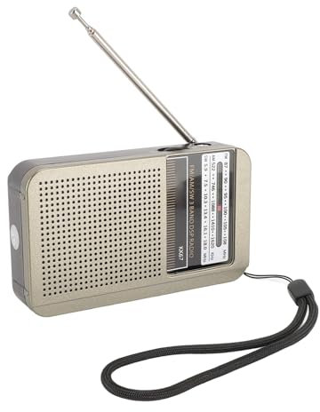 Radio Portable FM AM SW, Radio Miniature Haut-parleurs Stéréo Intégrés, Réception Longue Portée pour Utilisation d'urgence Intérieure et Extérieure, avec Prise Casque 3,5 Mm,