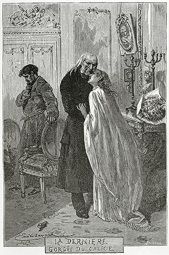 NAAYRASA Célèbre Tableaux sur Toile Image Imprimén La Dernière Gorge du Calice de Frédéric Théodore Lix Tableau Vintage Pour la Décoration Murale 60x90cm