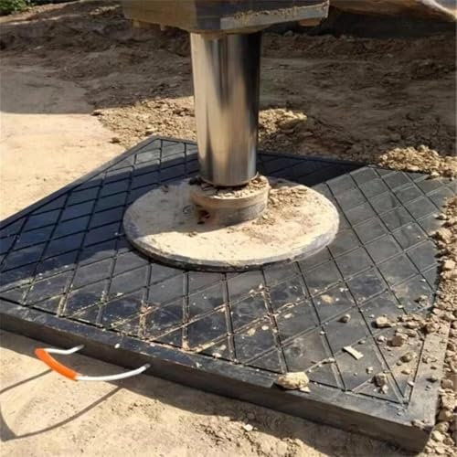 ININOSNP Multigröße stapelbar Wagenheber-Pads, robuste Ausleger-Pads, stabilisierende Wagenheber-Landepads for das Fahrwerk von Räumfahrzeugen(50x50x7cm/19.7x19.7x2.8inch)