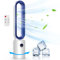Nextronix Bladeless Tower Fan 38 Inch - 24 Speeds Quiet Tower Fan with Remote Control, 12H Timer, LED Display, HEPA Filter, 60° Oscillation Portable Standing Fans for Bedroom, Home, Office