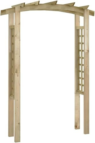 LumFurni Arche Treillis Plante Grimpante Jardin Terrasse Arceau à Rosier Bois