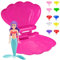 Mermaid Diving Toys with Rose Shell & 10 Gem for Swimming Pool Toy,Kids Pool Toys Mermaid Sinkers Swim Diving Pool Accessories Water Toy for Girls Kids Aged 5+ Diving Game Training Children's Gifts