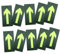 10 Pièces Autocollants Fluo Réfléchissants Flèches Directionnelles pour Marquage de Navigation Camping Indicateurs de Direction Étanches pour Activités Extérieures